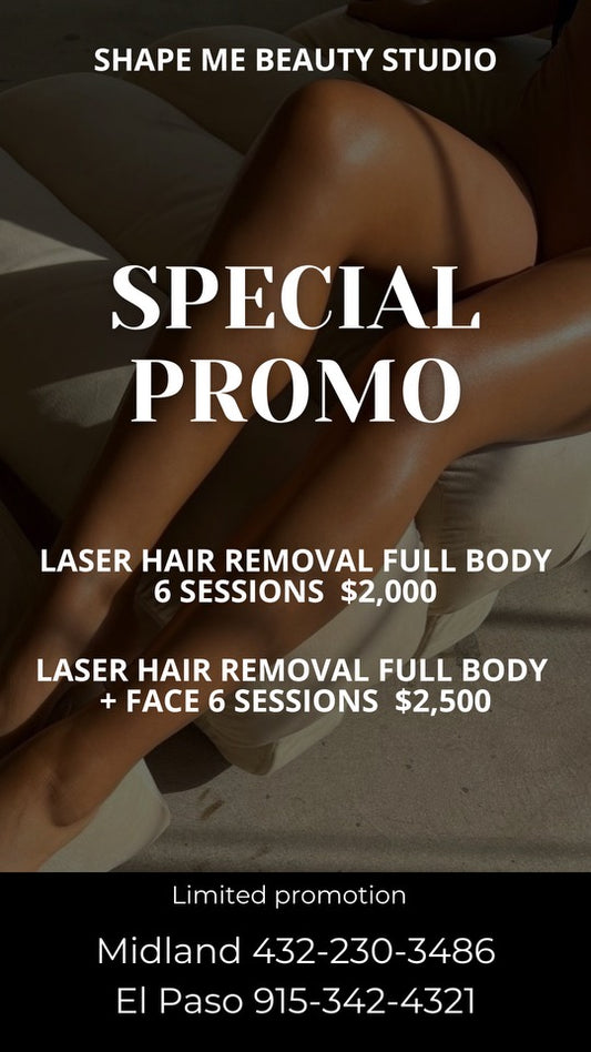 Laser summer promo full body (6 sessions)